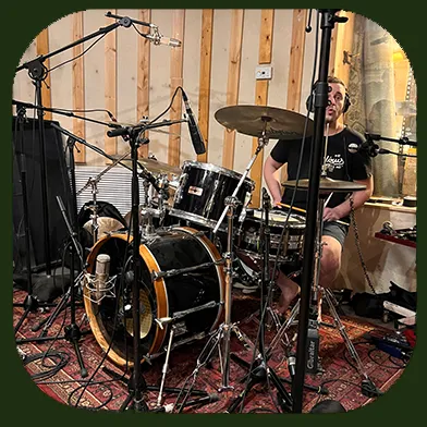 Studio drums